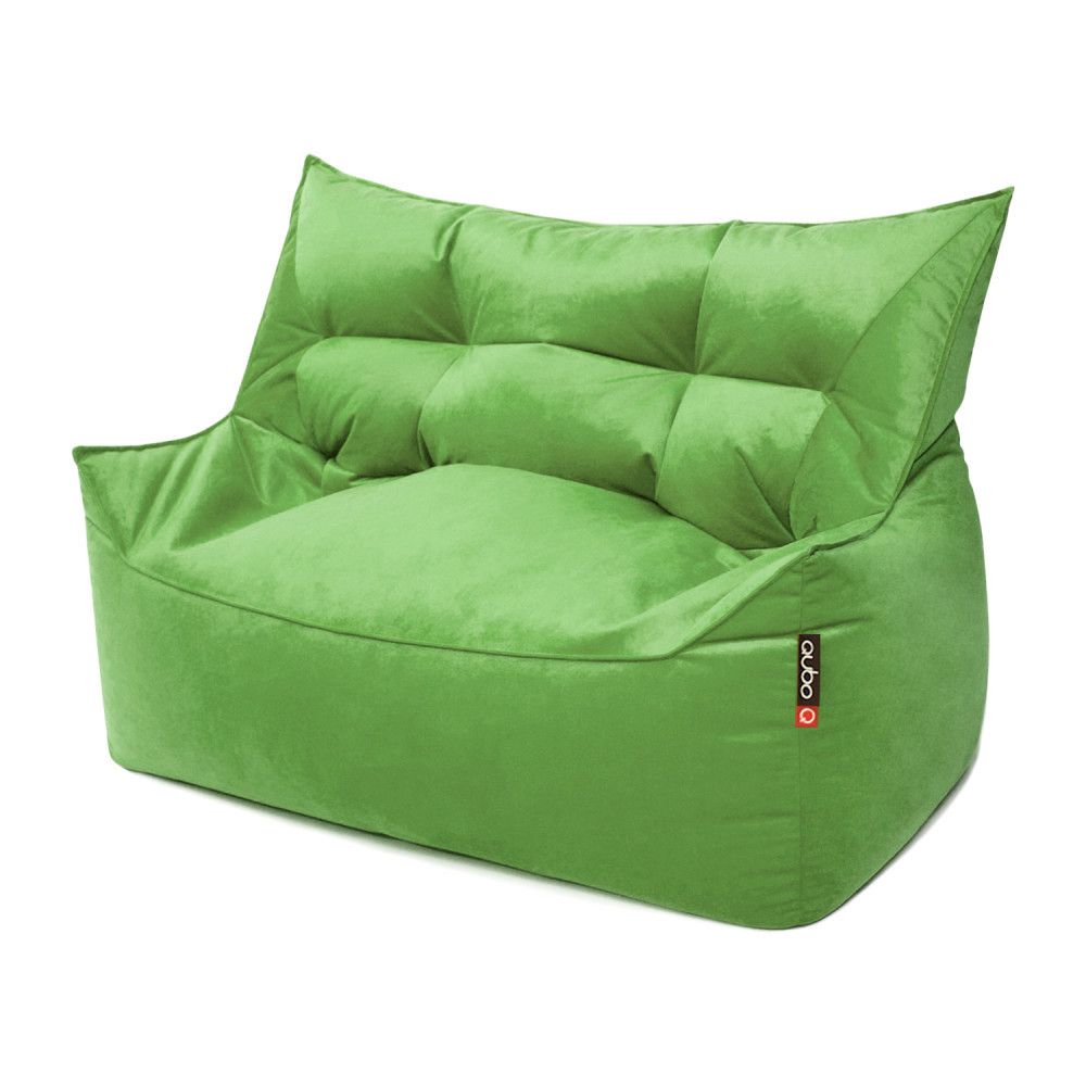 Qubo™ Kalá Bay Lime VELVET FIT bean bag
