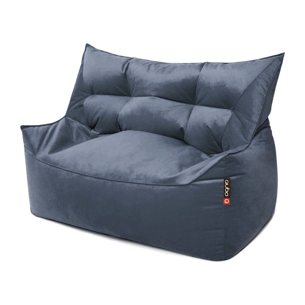 Qubo™ Kalá Bay Slate VELVET FIT bean bag