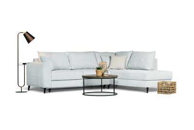 Foldable corner sofa bed with storage Lucca by Bellus, 4 sizes