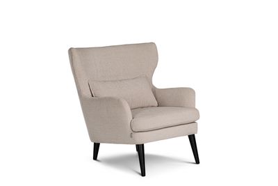 Armchair Papillon, manufacturer Bellus. Delivery 8-9 weeks. Can be ordered with/without footrest in various fabrics. Wooden leg in a choice of shades. Furniture store Jelgava, Manx Mēbeles, Pulkveža Brieža iela 4