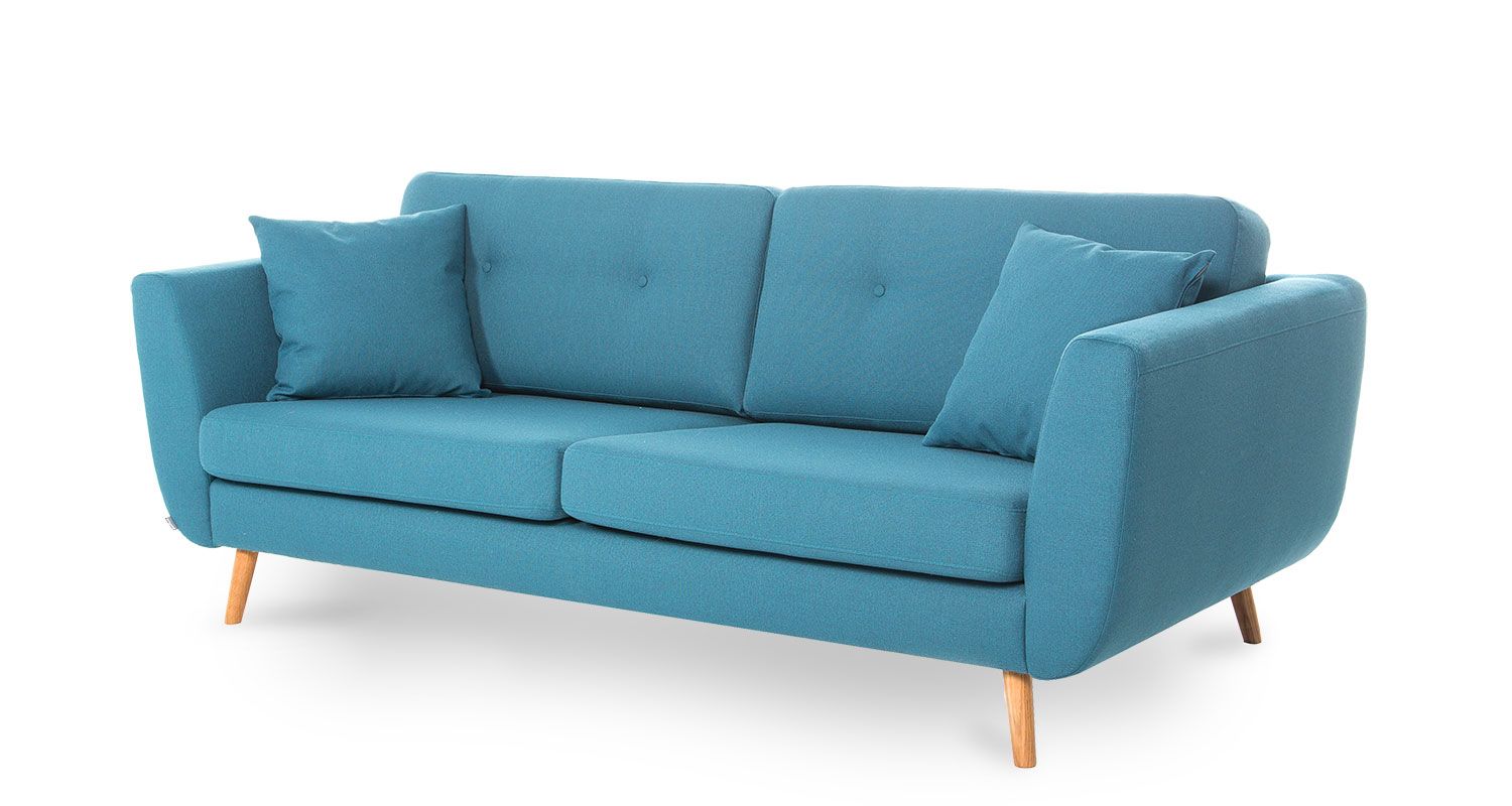Funkis armchairs and sofas from the Finnish manufacturer Bellus, with a choice of wooden or metal legs. Dimensions: 98 x 110 cm, 98 x 190 cm, 98 x 220 cm. Wide choice of fabrics, available with leather substitute or in leather. Quality chairs and sofas, quality leather chairs and sofas. Furniture store in Jelgava, Manx Mēbeles, Pulkveža Brieža iela 4