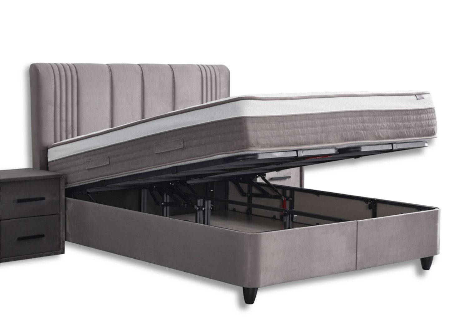 Ottoman bed Bella + mattress, 2 sizes