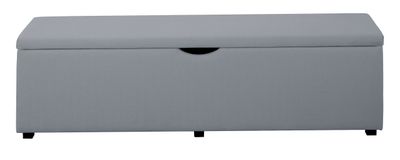 The Ottoman Standart laundry and storage box is a modern, beautiful and practical solution not only for the bedroom, but also for the corridor and other rooms. Dimensions: 90 x 42 cm, 100 x 42 cm, 120 x 42 cm, 140 x 42 cm, 160 x 42 cm, 180 x 42 cm. Also shoe box.
Available in three fabric shades SOLID FABRIC 83, CLOUD FABRIC 70 and 84 as in the product pictures. Wide choice of fabrics available on request. 
Furniture store in Jelgava, Manx Mēbeles, Pulkveža Brieža iela 4