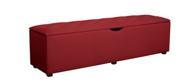 The Ottoman Knobbed laundry and storage box is a modern, beautiful and practical solution not only for the bedroom, but also for the corridor and other rooms. Dimensions: 90 x 42 cm, 100 x 42 cm, 120 x 42 cm, 140 x 42 cm, 160 x 42 cm, 180 x 42 cm. Also shoe box. Manufacturer.
Available in three fabric shades: CASTEL FABRIC 59, SCALA FABRIC 59 as in the product pictures. A wide choice of fabrics. 
Furniture store in Jelgava, Manx Mēbeles, Pulkveža Brieža iela 4