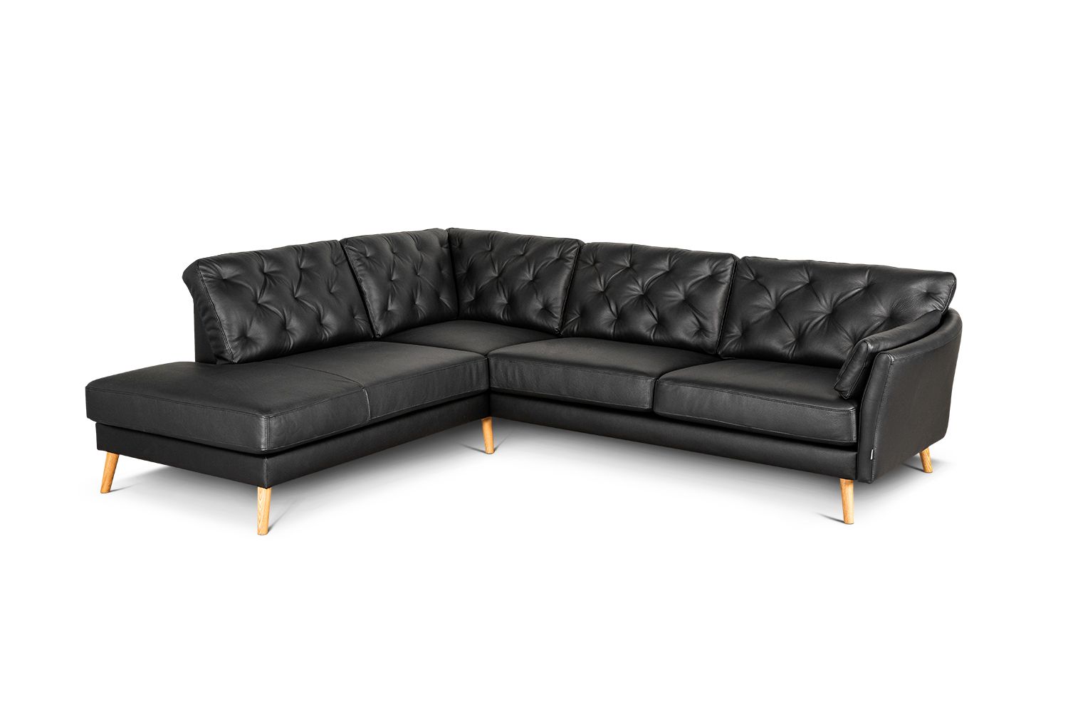 Bellus sofa Prince. Lounge and corner sofas, right and left corner versions. Wide choice of fabrics and leathers. HR and EXR foam filling. Bellus sofas in Jelgava. Furniture store in Jelgava, Pulkveža Brieža iela 4. Manx Mēbeles - quality furniture. 