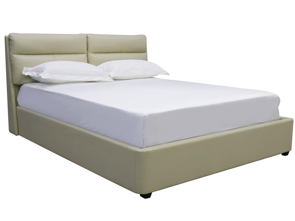 Bed with a laundry box without a mattress Alise,140x200, 160x200,180x200 cm. Beige or grey. Beds and mattresses in Jelgava