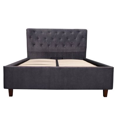 Bed with linen box, gas lift mechanism, 140x200cm, 160x200cm, 180x200cm, beige, light gray, dark gray.