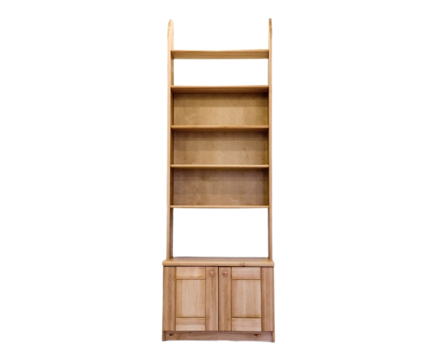 Bookcase with cabinet in solid alder. in four colours. Manx Mēbeles, Jelgava, Pulkveža Brieža iela 4