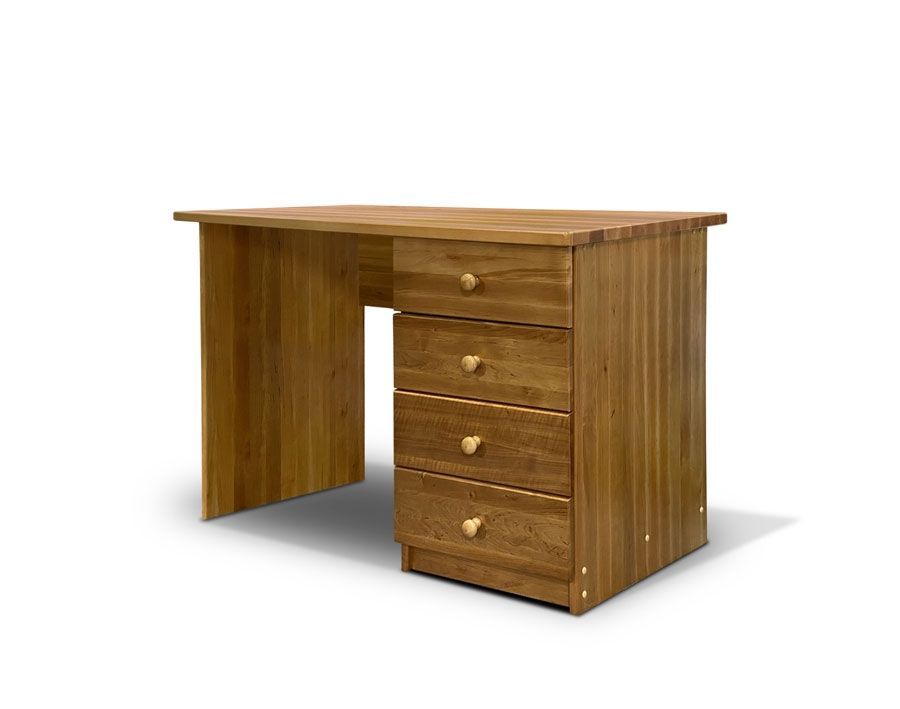 Classic solid wood desk with four drawers. Wooden furniture, wooden tables, Jelgava, Manx Mēbeles, Pulkveža Brieža iela 4