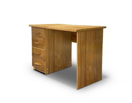 Desk ETA. Solid alder. Four tones. Wooden furniture, wooden tables Manx Mēbeles, Jelgava, Pulkveža Brieža iela 4