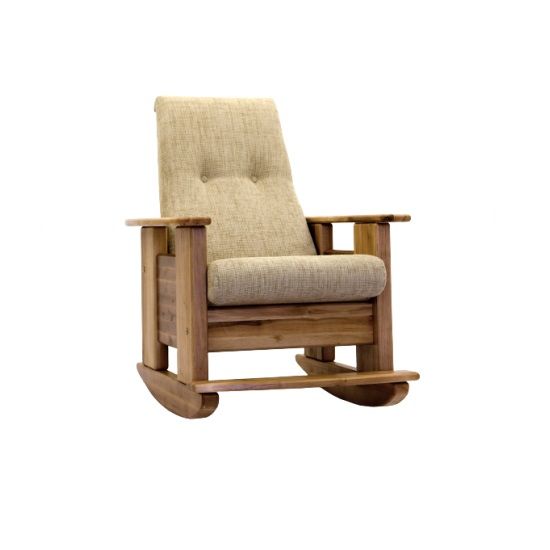 Rocking chair Artis. Choice of wood tones. Choice of fabrics. Armchairs in Jelgava, furniture store in Jelgava Manx Mēbeles