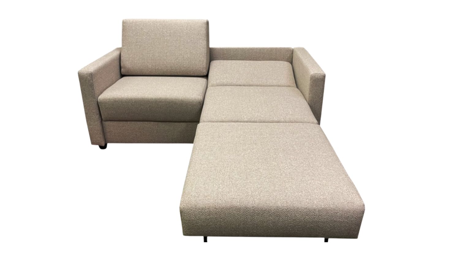 Amsterdam sofa with separate folding parts. Folding sofa. Armrests without or with laundry boxes. Wide choice of fabrics.