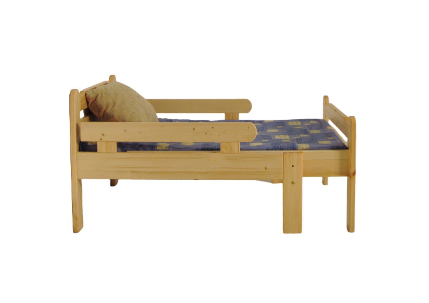 Pull-out bed Maija, Solid wood- Black alder