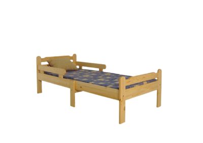 Pull-out bed Maija, Solid wood- Black alder