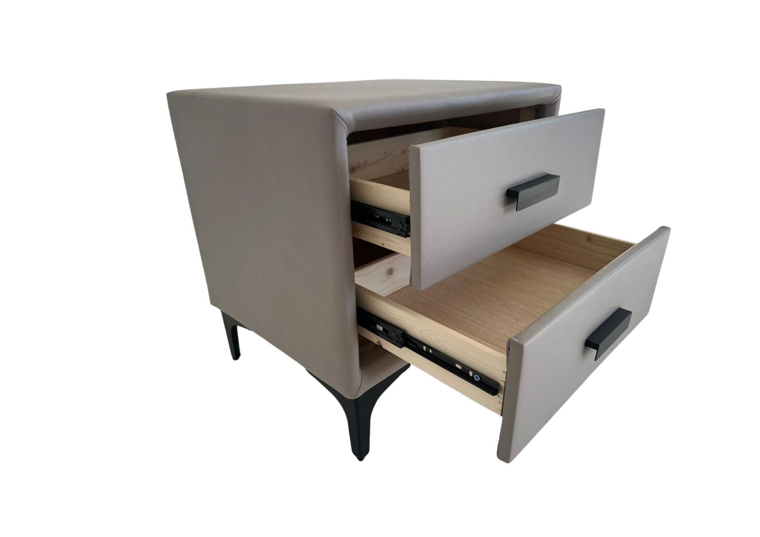 Bedside table with two drawers in Jelgava, furniture store Manx Mēbeles, Pulkveža Brieža iela 4
