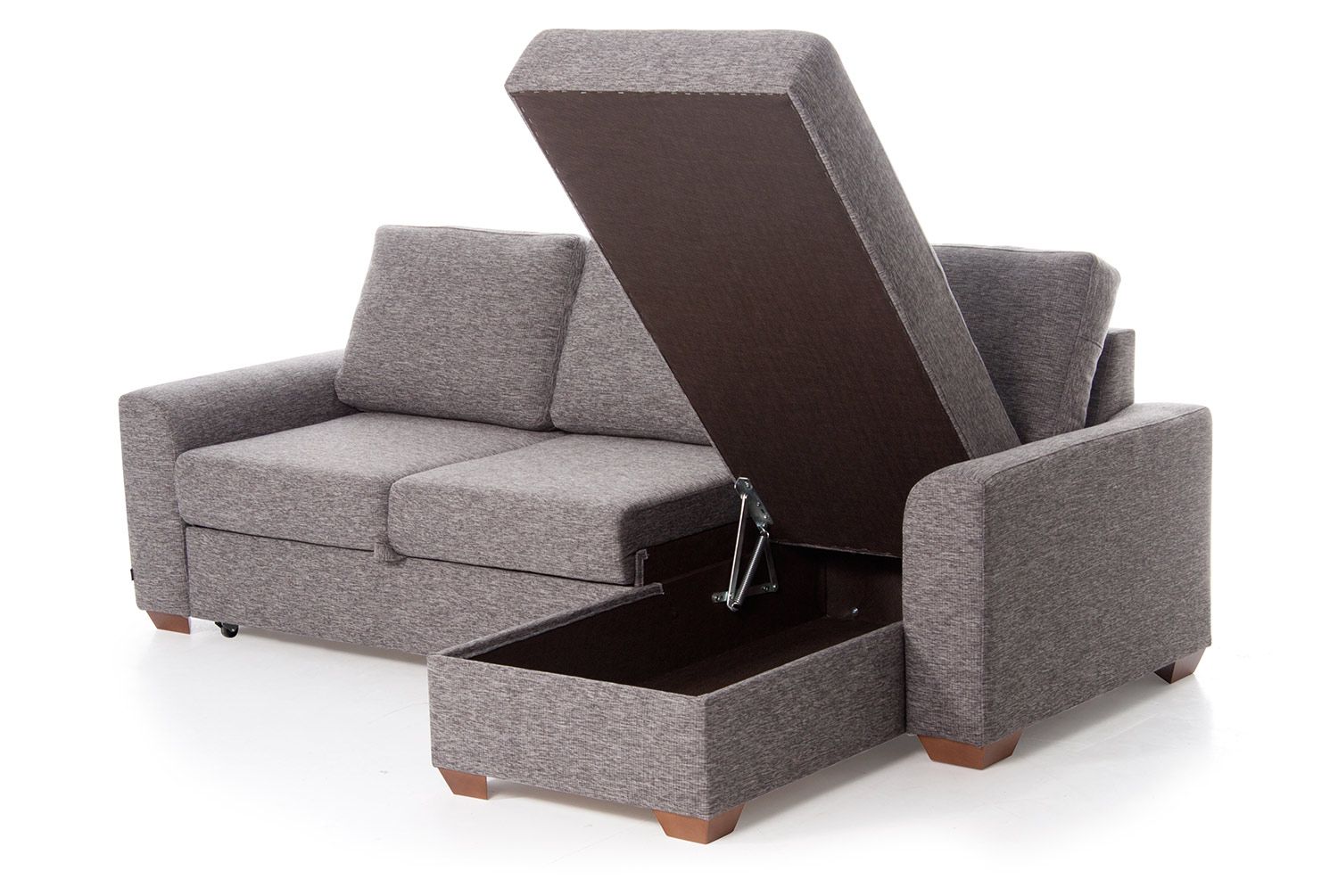 Bellus sofa Roma with or without linen chest, depending on the sofa model.  Bellus sofas in Jelgava. Pull-out on castors. Corner sofa version with a spacious laundry box. Different sizes, right/left corner option.  Choice of armrest width. Narrow armrests. Wide armrests. Choice of wooden or metal legs. Wide choice of fabrics. Choice of leather sofa. Furniture store in Jelgava Manx Mēbeles, Pulkveža Brieža iela 4