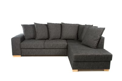 Bellus Nardo folding corner sofa-bed with spacious 203 x 258 linen chest, right or left corner option. Manx Mēbeles