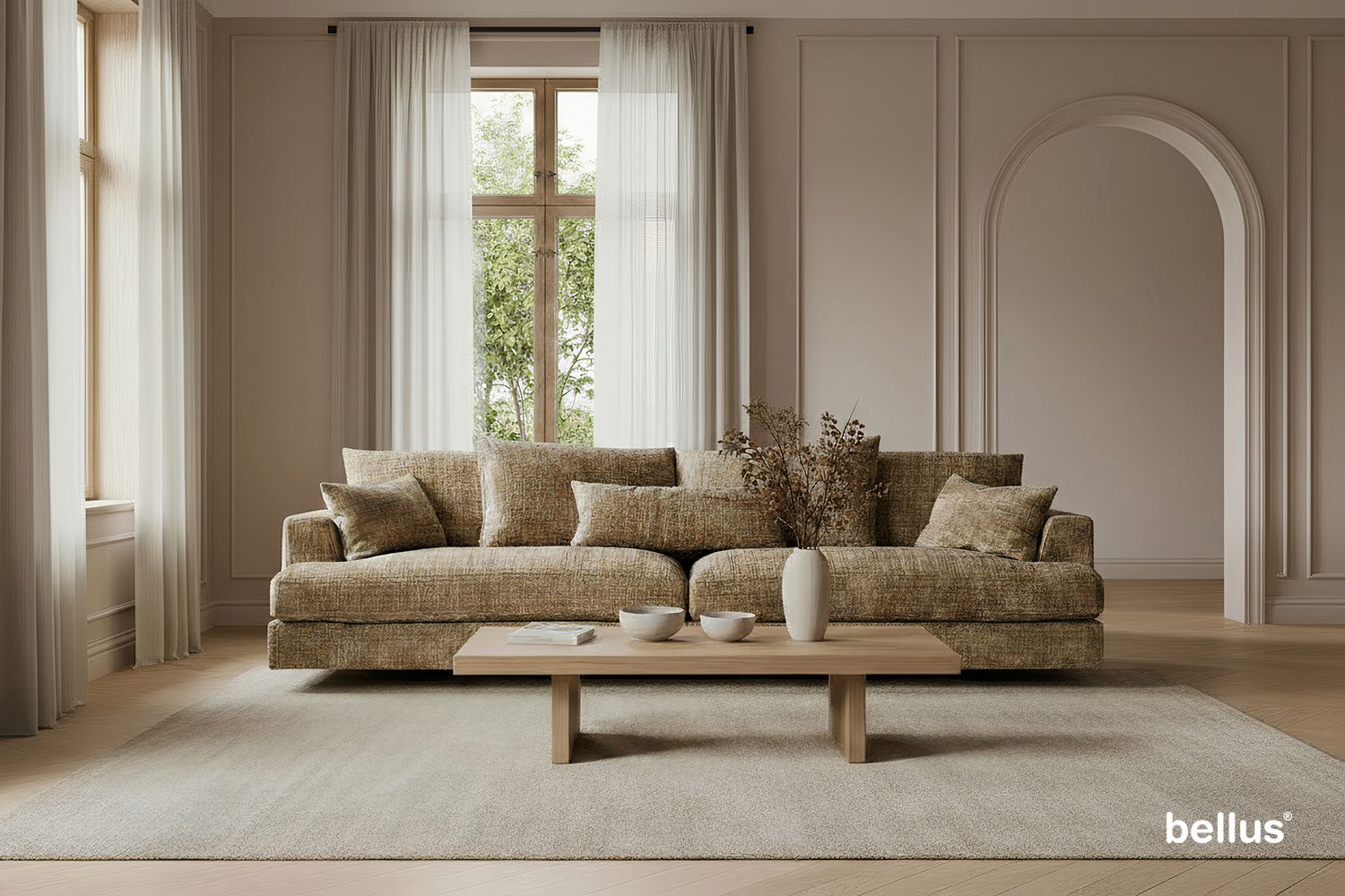 Straight / Corner sofa Jade by Bellus, 9 combinations