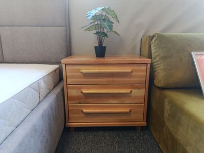 Wooden chest of drawers with drawers 3B ETA made of solid black alder wood.  Wooden furniture Manx Mēbeles, Jelgava