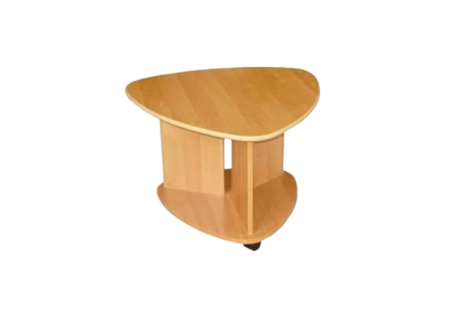 Coffee table on wheels. Solid black alder wood. Available in walnut, white milk, mahogany stain. Jelgava, Manx Furniture