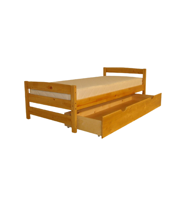 Bed Lote, Solid wood- Black alder