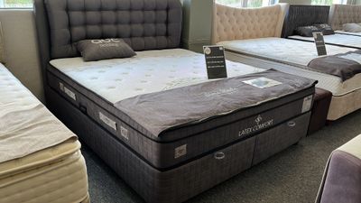 Latex comfort Continental bed with storage + mattress, 6 sizes