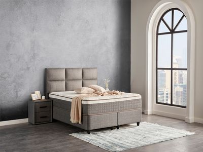 Ottoman bed Relax + orthopedic mattress