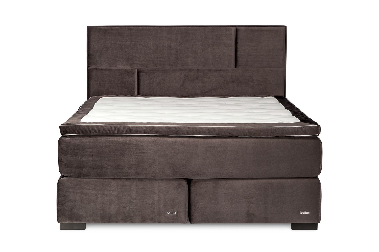 Bellus Continental bed Bellus Diamond. Picture.  Contact the store to complete your bed: choice of mattress firmness, choice of top mattress firmness, choice of headboard design, choice of bed legs. Bed Bellus Diamond Continental size: 100 x 200 cm, 105 x 200 cm, 120 x 200 cm, 140 x 200 cm, 160 x 200 cm, 180 x 200 cm, 200 x 200 cm, 210 x 200 cm, 100 x 210 cm, 105 x 210 cm, 120 x 210 cm, 140 x 210 cm, 160 x 210 cm, 180 x 210 cm, 200 x 210 cm, 210 x 210 cm Furniture store, Manx Mēbeles, Jelgava, Pulkveža Brieža iela 4. 