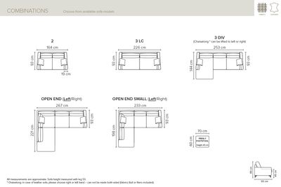 Presly sofas and corner sofas