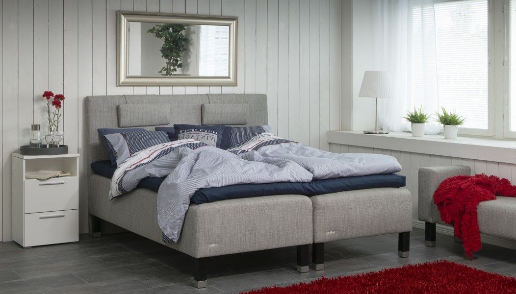 Single Silk mattress / bed on a wooden frame from Bellus, available in 10 sizes