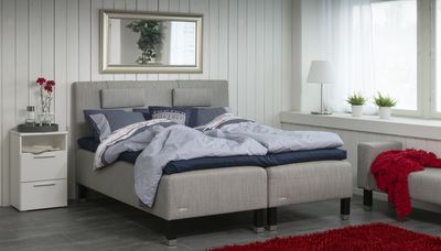 Single Silk mattress / bed on a wooden frame from Bellus, available in 10 sizes