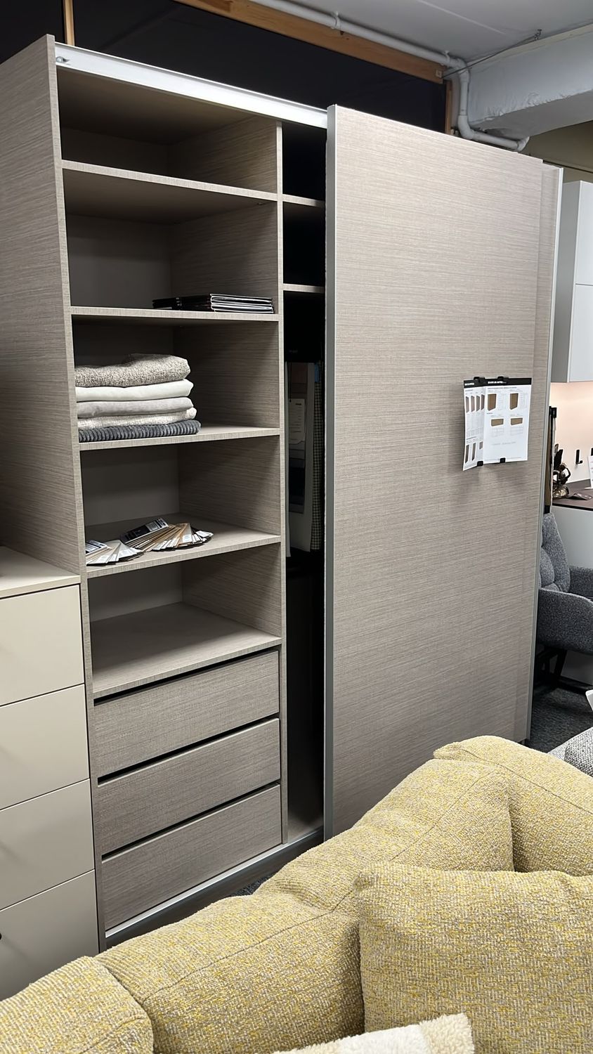 Wardrobes with sliding doors
