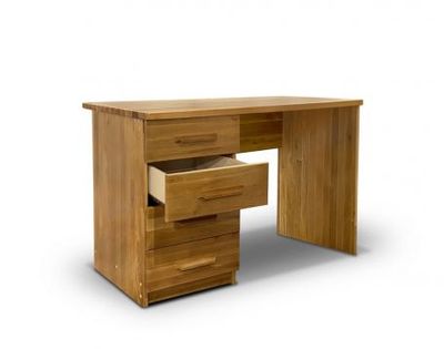 Desk ETA. Solid alder. Four tones. Wooden furniture, wooden tables Manx Mēbeles, Jelgava, Pulkveža Brieža iela 4