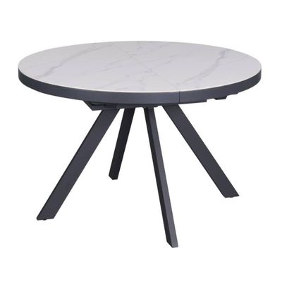 Extendable round table 100-130 cm, height 76 cm, Extendable tables, Jelgava, furniture store Manx Mēbeles, Pulkveža Brieža 4