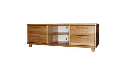 TV cabinets in various sizes made of solid black alder wood at the furniture store Manx Mēbeles in Jelgava. With 2-6 drawers 