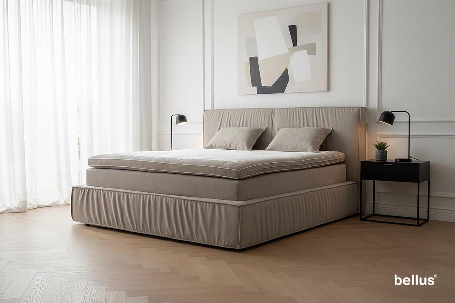 ​Bed with storage box Compact Sway Bellus