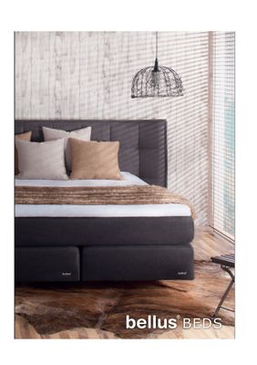 Bianca Bellus headboard for continental beds. Manx Mēbeles is the official representative of Bellus beds. 