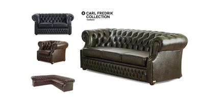 Chesterfield sofas and armchairs in leather, rub-off leather in Jelgava, Pulkveža Brieža iela 4, Jelgava, Manx Mēbeles