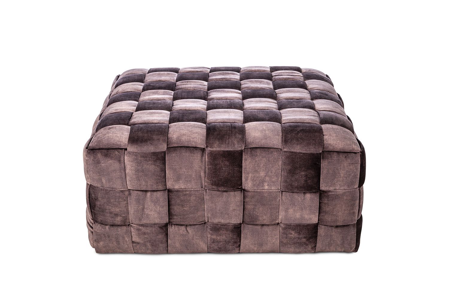 Bellus pouf footstool Mode, soft table 85 x 85 cm, height 40 cm, various fabrics and leather finishes, Manx Mēbeles, Jelgava