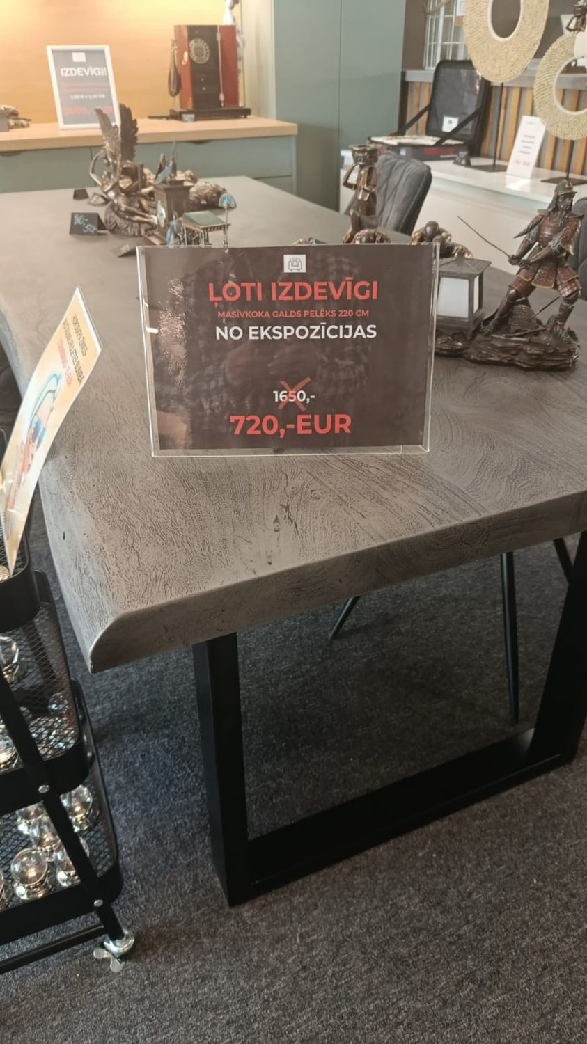 Freay solid wood table on sale, jelgava, Manx Mēbeles