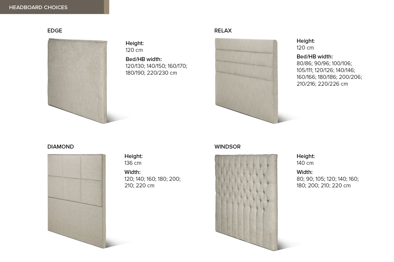 Bellus Continental Bed Nordic 40 Headboard Selection, Premium-Class Beds in Jelgava, Manx Mēbeles