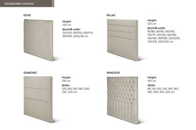 Bellus Continental Bed Nordic 40 Headboard Selection, Premium-Class Beds in Jelgava, Manx Mēbeles