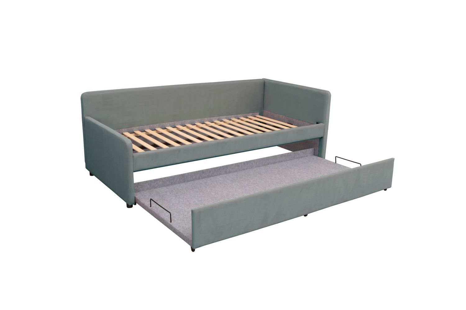 Gray children's bed. Gray teen bed. Affordable children's bed. Quality beds for teens. 90 x 200 cm Furniture in Jelgava