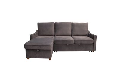 Gray corner sofa. Sofas with storage. Sofas with a versatile corner. Affordable sofas in Bauska, Saldus, Tērvete, Auce