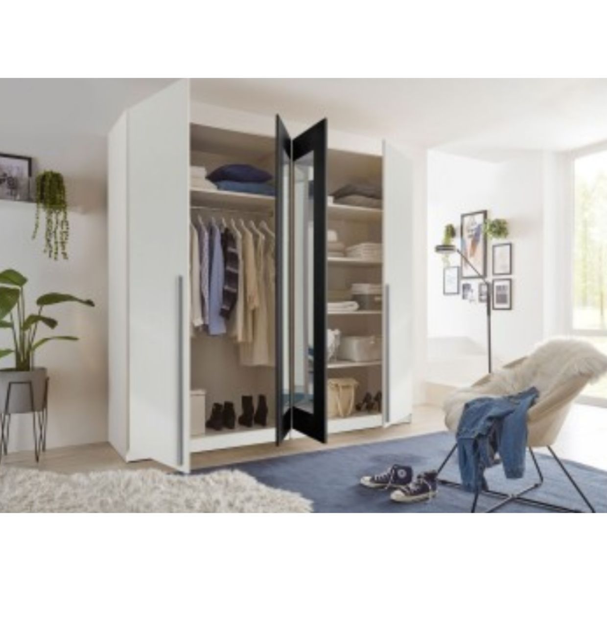 Mirrored Wardrobe Scano