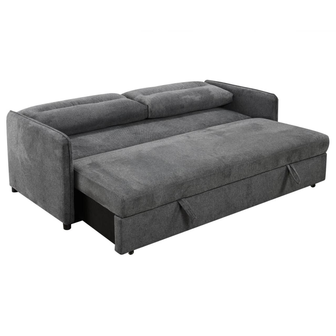 Girovanni Pull-out sofa with storage compartment. Sofa dimensions: 210 x 101 x 104 cm; sleeping area: 152 x 194 cm.