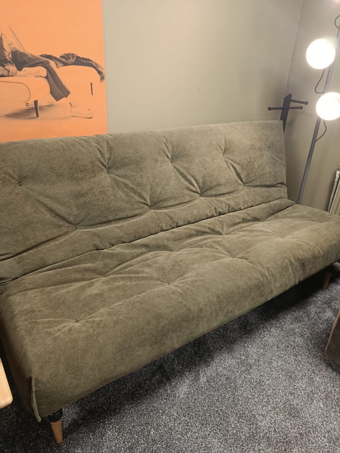 Innovation Living sofa bed, 140 x 200 cm, from the Manx Furniture showroom in Jelgava. Showroom discount!
