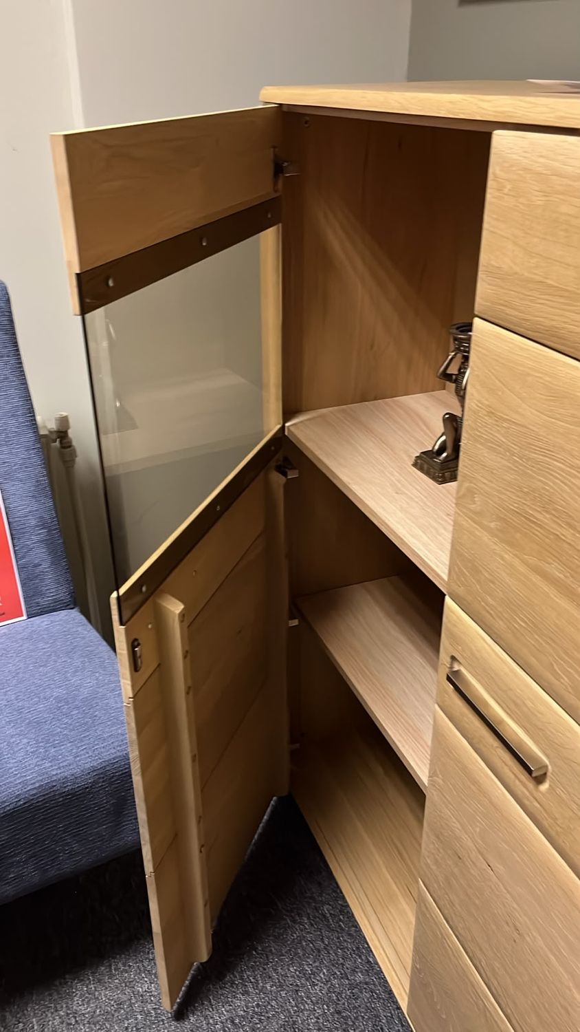 ​Tall solid oak dresser—one available