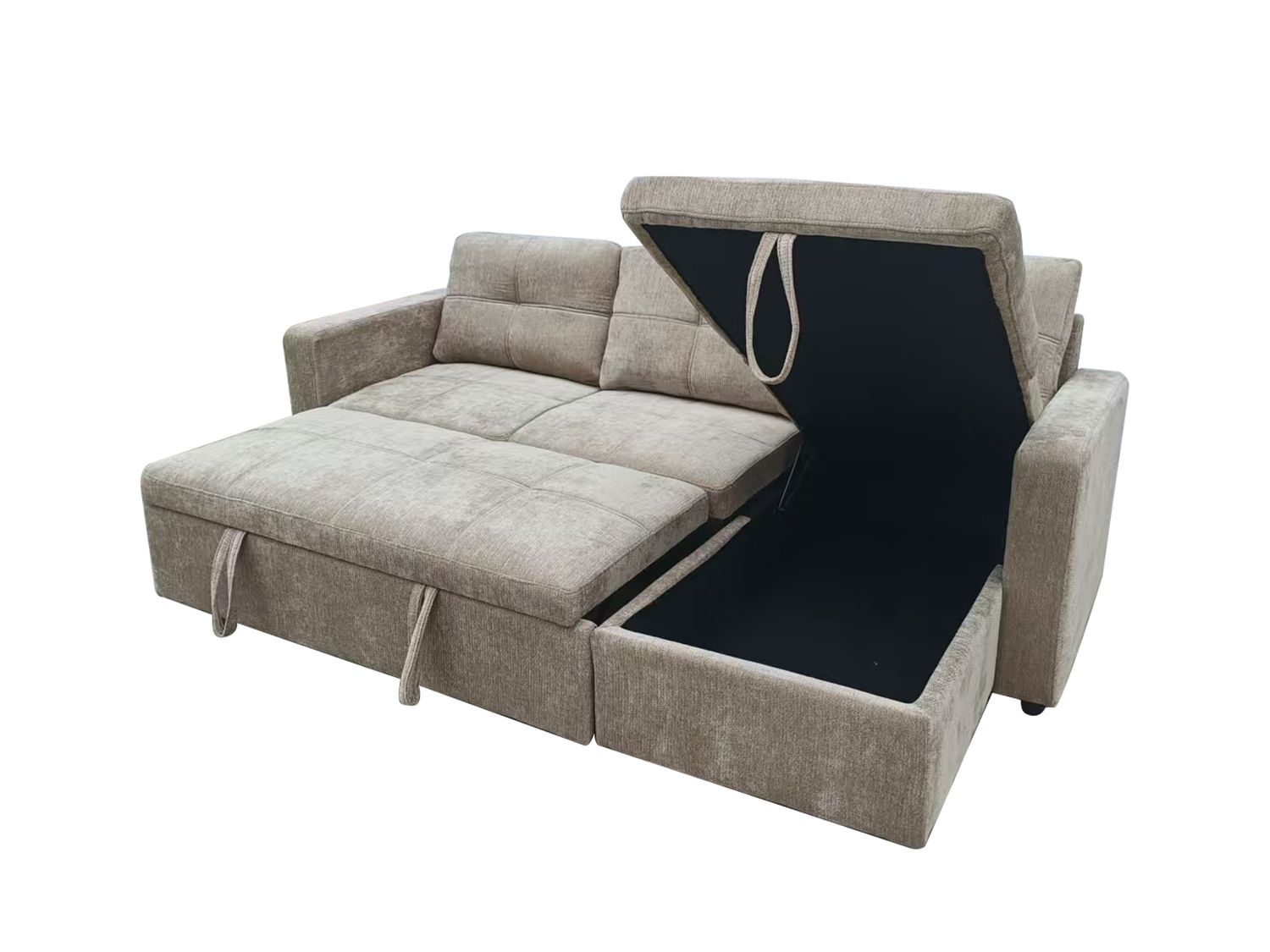Corner Sofas Ohos with a versatile corner, with a storage compartment
Dimensions: 213 x 77 x 86 cm, beige