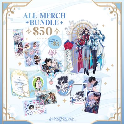All Merch Bundle (Paper+Acrylics)